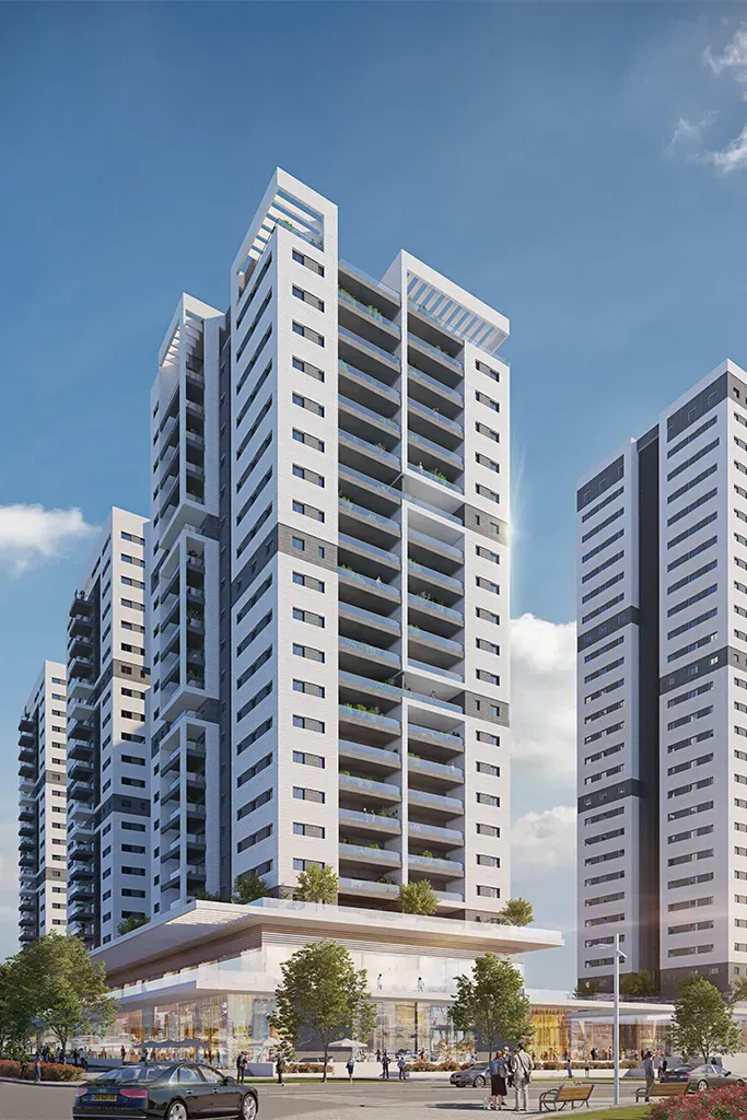 פרויקט חדש באזור רנט איט באאורה סיטי חדרה – דירות חדשות להשכרה לטווח ארוך