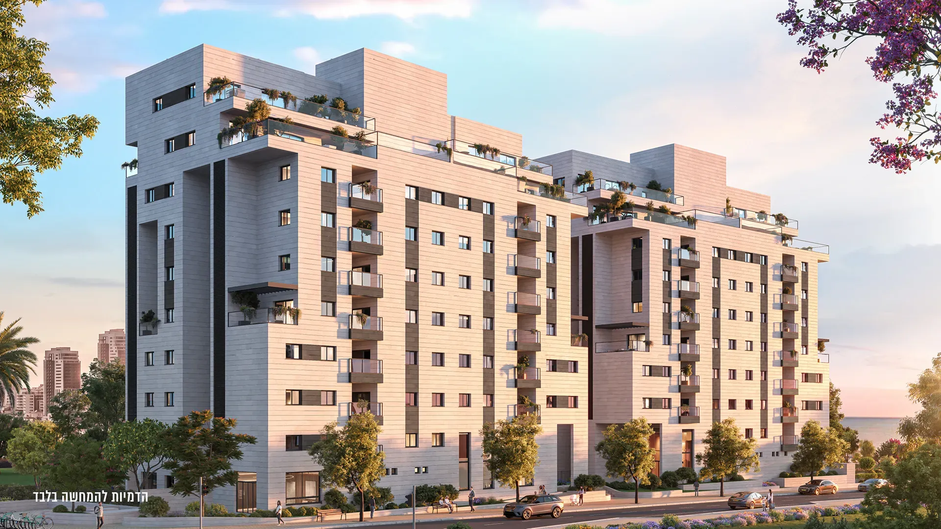 פרויקט חדש באזור אייל פרץ LUMIERE נתניה